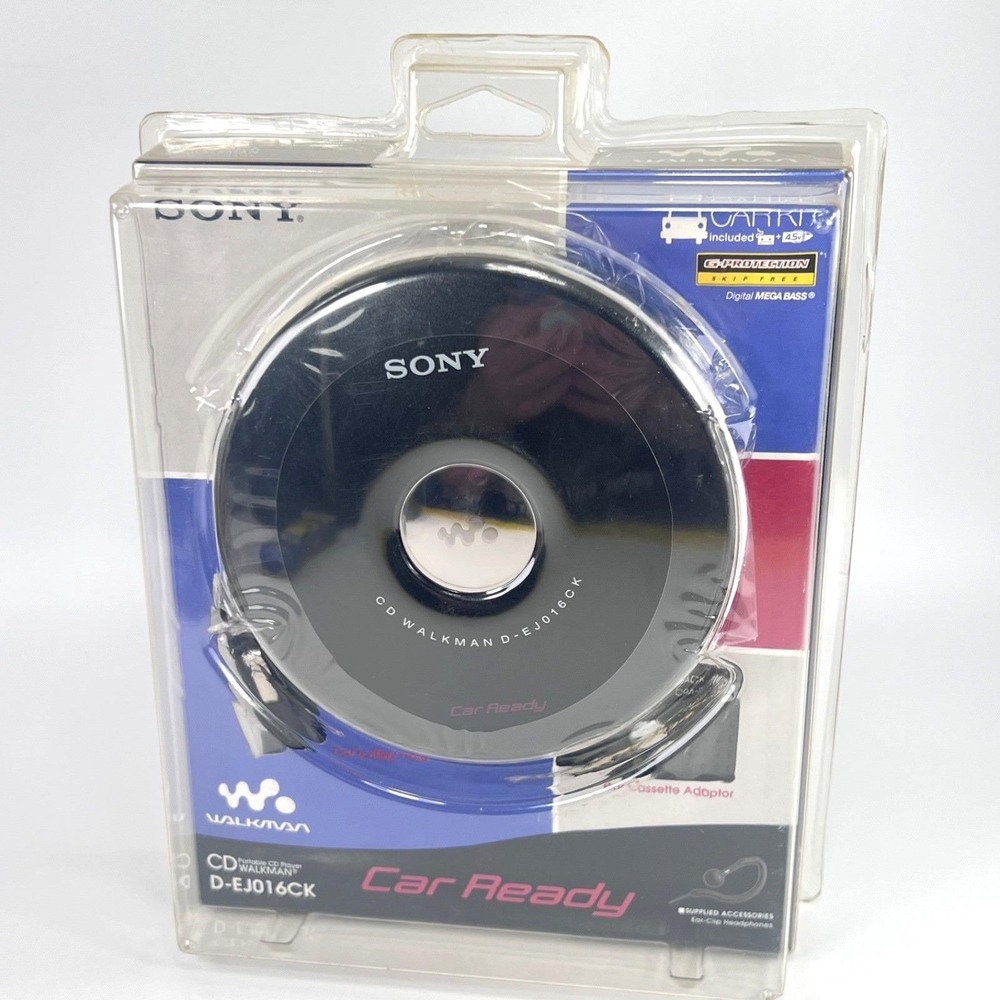 Sony Walkman D-EJ016CK Portable CD Player "Car Kit" Brand New | Factory Sealed‎